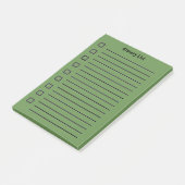 Kruidenier Lijst Groene Sticky Notes 2e editie (Schuin)