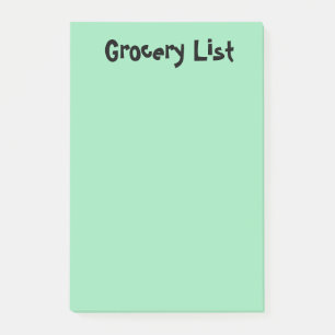 Kruidenier lijst Lichtgroene plaknotities Post-it® Notes