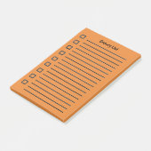 Kruidenier Lijst Sinaasappel Sticky Notes 2e editi (Schuin)