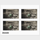 KRUIDENKLEURSTOFCHEVROLET, WERKEND ENGINEER RECHTHOEKIGE STICKER (Vel)