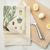  kruidenlavendel Botanisch Theedoek (Quarter Fold)