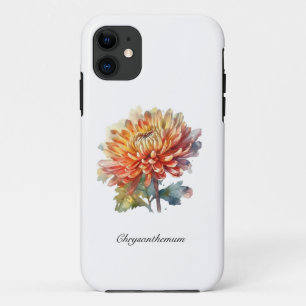 Kruidenleven: Chrysanthemum aanpasbaar iPhone 11 Hoesje