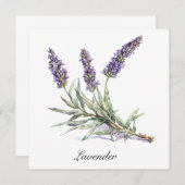 Kruidenleven: Lavendel, aanpasbaar (Voorkant / Achterkant)