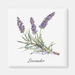 Kruidenleven: Lavendel, aanpasbaar Magneet