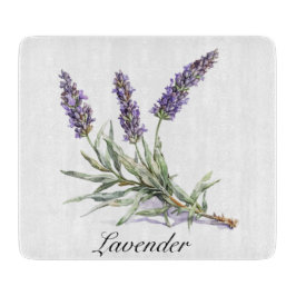 Kruidenleven: Lavendel, aanpasbaar Snijplank