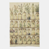 kruidenontwerp theedoek (Verticaal)