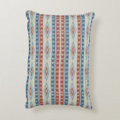 kruidenpijlen in rood en blauw accent kussen (Achterkant (Verticaal))