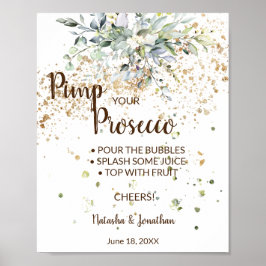 Kruidenpop uw Prosecco-Vrijgezellenfeest Poster