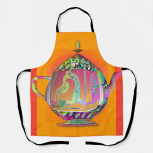 Kruidenpot Theepot Keuken Cadeau Chef Schort