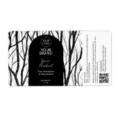 Kruidenthee Labels voor Medicinale Doeleinden (Voorkant)