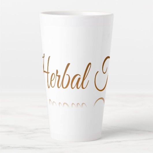 Kruidenthee reflectie latte mok (Voorkant)