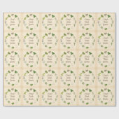 Kruidentuin inpakpapier voor kruidengeschenken (Vlak)