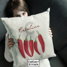 Kruidig Rood Modern Minimal Haak Jalapeno Naam