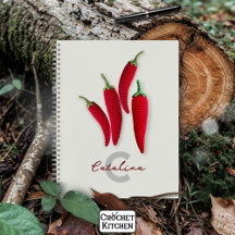 Kruidig Rood Modern Minimal Haak Jalapeno Naam