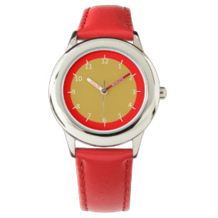 Kruidige mosterd en ketchup horloge