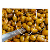 Kruidige Nocellara Etnea olijven Groot Cadeauzakje (Achterkant)