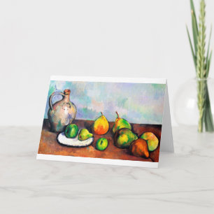 Kruik en Fruit, Paul Cezanne Kaart