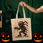 Kruip het echt tote bag