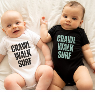 Kruip Loop Surf Zomer Kleine surfer Baby Body Romper