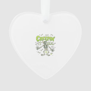 Kruipend Het Echt Skelet Halloween Botten Spinnenw Ornament