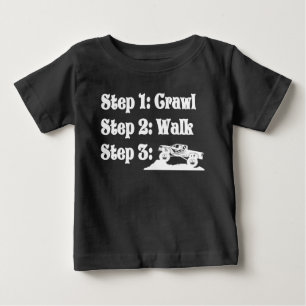 Kruipend, walk, 4x4-baby voor vrachtvervoer over d