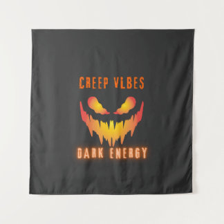 Kruipende Vibes Donkere Energie _ Trendy Horror St Wandkleed