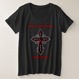 Kruis/bewustzijn... hersenzenuwstelsel grote maat t-shirt