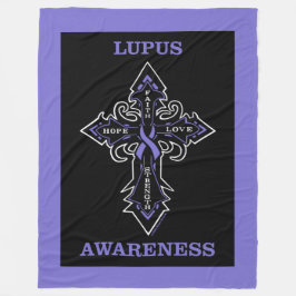 Kruis/bewustzijn.. Lupus Fleece Deken