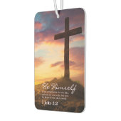Kruis bij de schemering Bijbel Luchtverfrisser (Links)