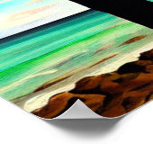 Kruis bij de Shore op het Poster Sunrise (Hoek)