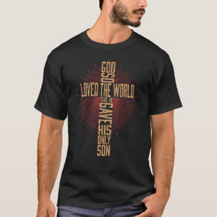 Kruis Bijbelvers Schrift Gelofte T-shirt