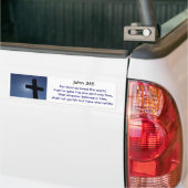Kruis Bumpersticker (Op Truck)
