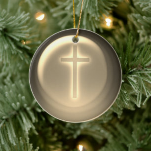 Kruis Christelijk Keramisch Ornament