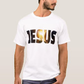Kruis Christelijk Ontwerp Jezus Opstanding T-shirt (Voorkant)