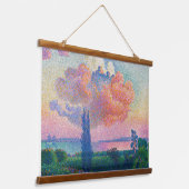 Kruis - de roze wolk hangend wandkleed (Gebogen)