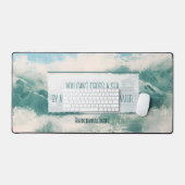 "Kruis een zee" Inspirerend Quote Bureaumat (Keyboard & Muis)