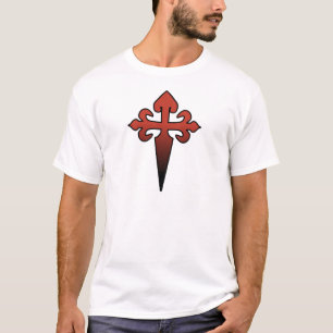 Kruis en dolk t-shirt