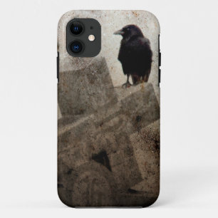 Kruis en een kraai iPhone 11 hoesje