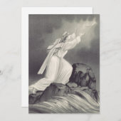 Kruis en Kroon Christelijk symbool Bedankkaart (Voorkant / Achterkant)