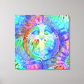 Kruis en Vredesbord Canvas Afdruk (Voorkant)