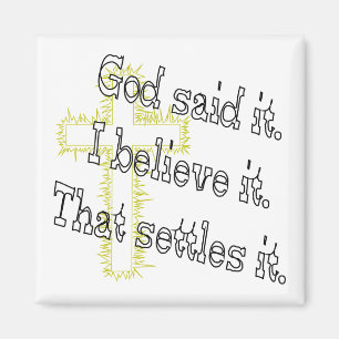 Kruis God Zei Magneet