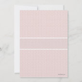 Kruis in ovaal Lijst - Blush Kaart (Achterkant)
