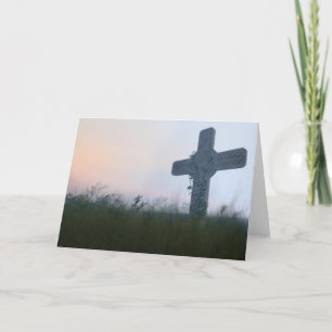 Kruis neer feestdagen kaart