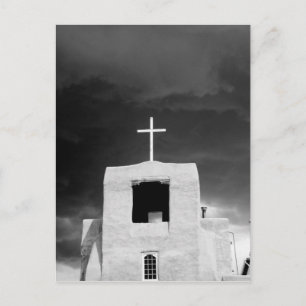 Kruis op oudste kerk, San Miguel, Santa Fe, Briefkaart