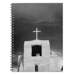 Kruis op oudste kerk, San Miguel, Santa Fe, Notitieboek
