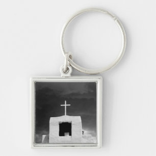 Kruis op oudste kerk, San Miguel, Santa Fe, Sleutelhanger