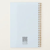 Kruis op Raging Water Bijbelvers Gepersonaliseerd Planner (Achterkant)