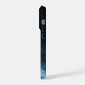 Kruis op Water Donkerblauw Schrift Persoonlijk iPhone Hoesje (Linkerkant)