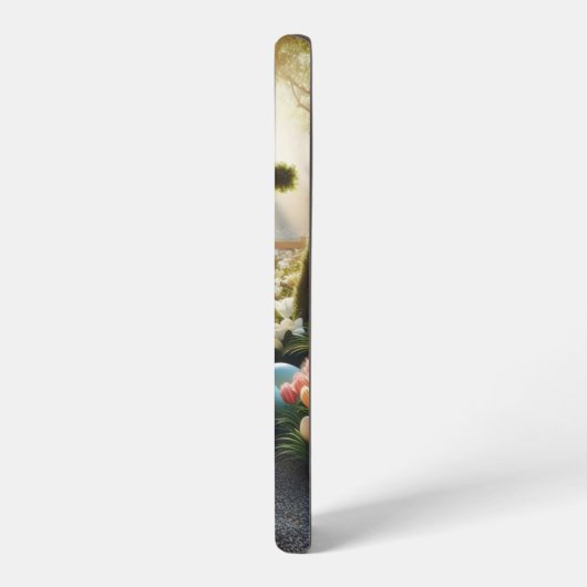 Kruis/Paasei/Lilly Samsung Galaxy Hoesje (Linkerkant)