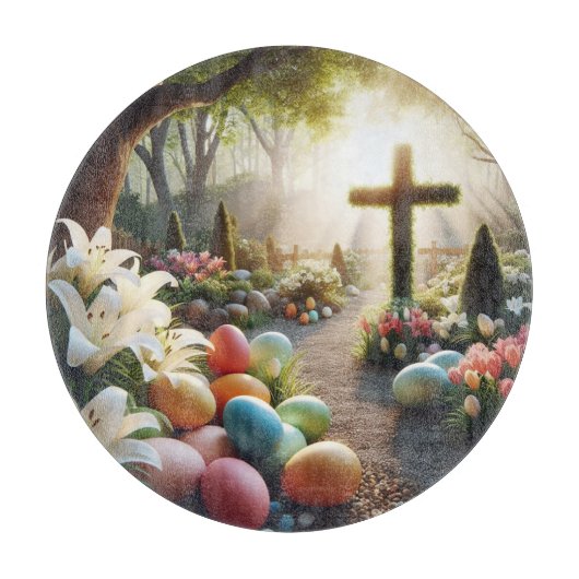 Kruis/Paasei/Lilly Snijplank (Voorkant)